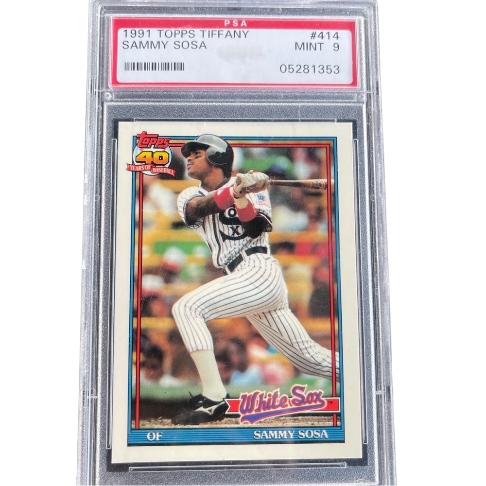 Topps Tiffany Sammy Sosa White Sox Card